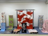 来週は「摺り型友禅多ち花と和小物さくら 秋の新作展」です♪