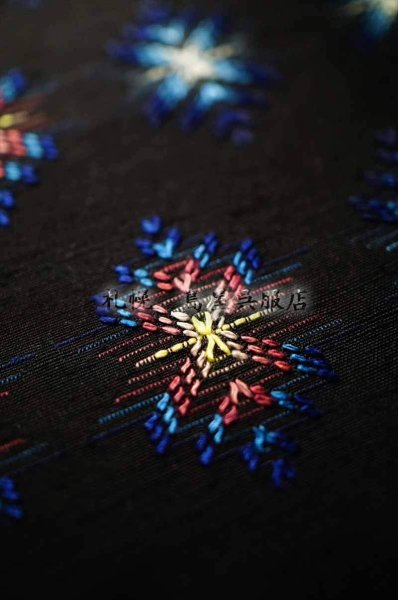 画像5: 九寸名古屋帯：読谷山花織（織り手・浦崎さやか） (5)