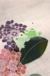 画像2: （夏）九寸名古屋帯：紫陽花にカエル (2)