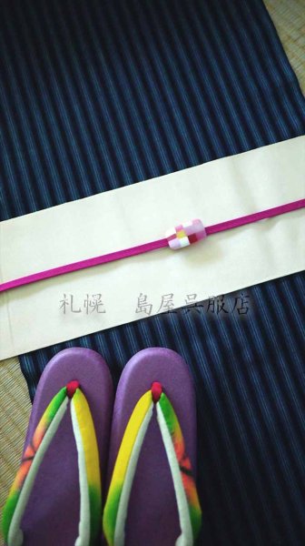 画像7: 松阪木綿：藍染・細縞 (7)