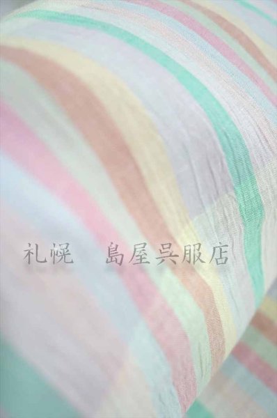 画像3: 近江縮:ブロックストライプ (3)