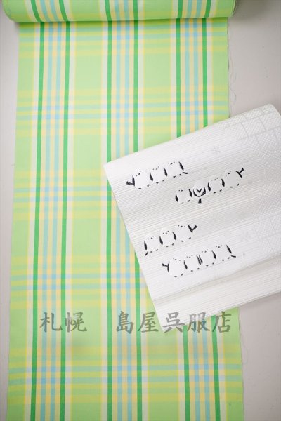 画像10: 八寸名古屋帯：【島屋オリジナル】シマエナガ (10)