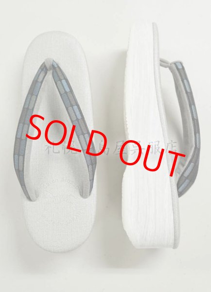 画像3: 女性用草履：カレンブロッソ・Mサイズ／プリズム８ブロック・ストーン (3)