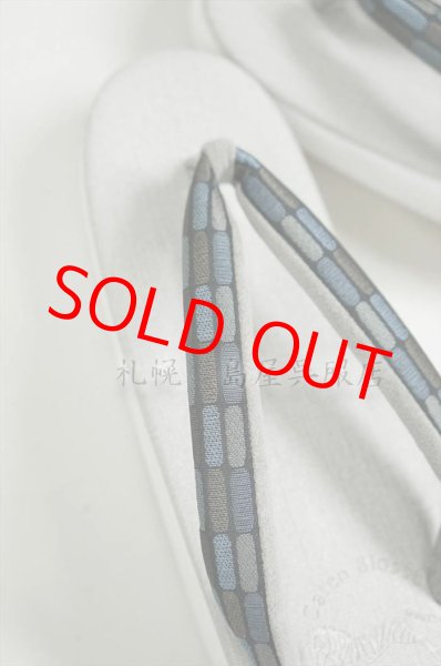 画像5: 女性用草履：カレンブロッソ・Mサイズ／プリズム８ブロック・ストーン (5)