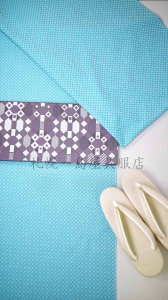 画像10: 半幅帯：本場筑前博多織　福岡県知事賞受賞柄　万華鏡／幾何学 (10)