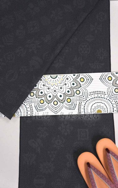 画像11: 女性用草履：ハナエモリデザイン・オレンジ系 (11)