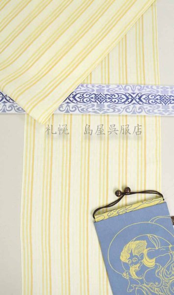 画像5: 小千谷縮：ビタミンカラー（オーガニックラミー・変わり織） (5)