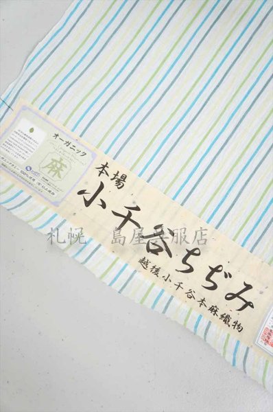 画像3: 小千谷縮:爽やかストライプ (3)