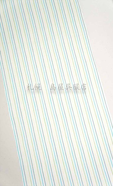 画像2: 小千谷縮:爽やかストライプ (2)