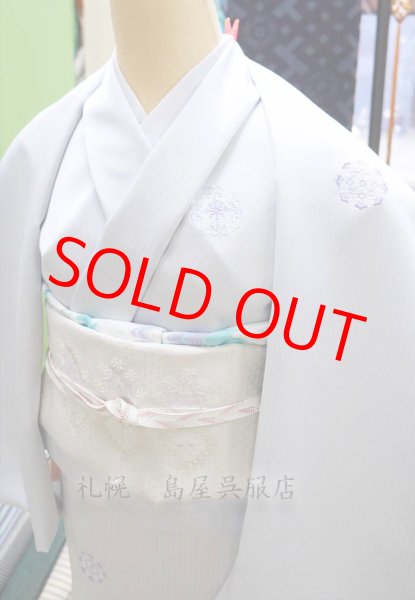 画像9: 九寸名古屋帯：刺しゅう・花とレース (9)