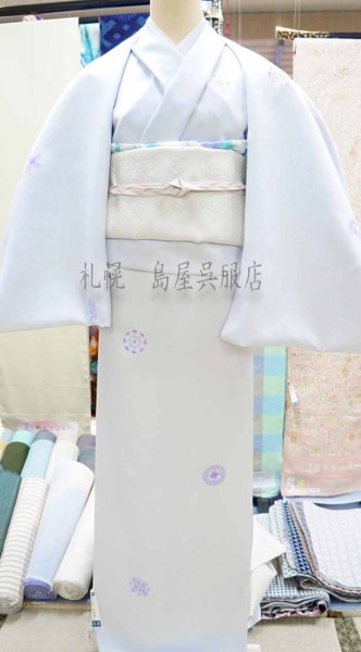 画像8: 九寸名古屋帯:刺しゅう・花とレース (8)