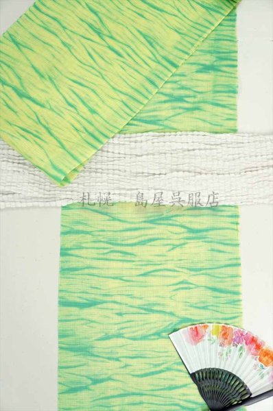 画像5: 扇子：水彩花 (5)