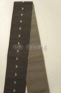 小千谷縮：白緑ストライプ