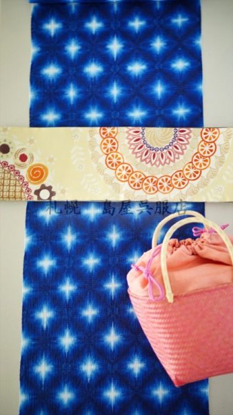 画像19: 半幅帯：【島屋オリジナル】両Ａ面スイーツ帯 (19)