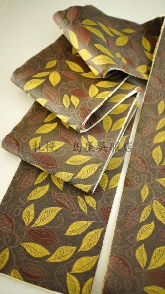 画像8: 半幅帯：【島屋オリジナル】両Ａ面スイーツ帯 (8)