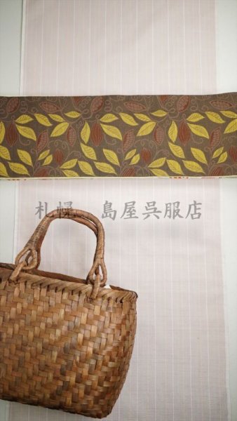 画像18: 半幅帯：【島屋オリジナル】両Ａ面スイーツ帯 (18)