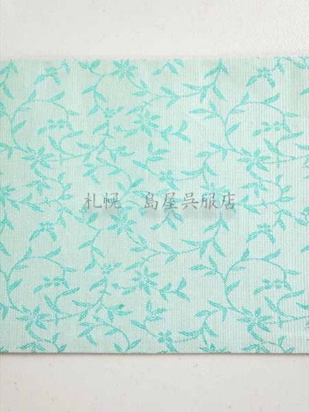 画像4: 半幅帯:リバーシブル 希少な西陣織 ハートの花/花唐草(蔦屋久兵衛) (4)