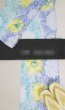 画像8: 半幅帯：博多織　アラベスク／花つなぎ（黒） (8)
