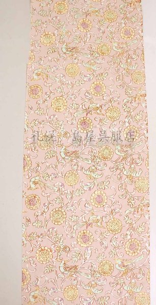 画像2: 綿ちぢみ更紗（ローズダスト） (2)