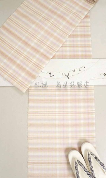 画像10: 半幅帯：【島屋オリジナル】シマエナガ柄／ワルエナガ柄 (10)