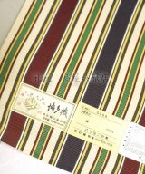 Mikyです❣️ 【着物と帯 時流】I25275◆正絹 色無地◆トールサイズ 平和屋着物◎六通柄 本袋帯 更紗花文 黒地 金糸 正絹 逸品