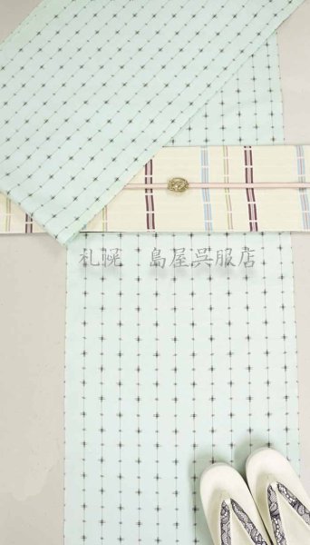 画像8: 女性用草履：カレンブロッソ・Mサイズ／ボタニカルレース・白に濃紺 (8)