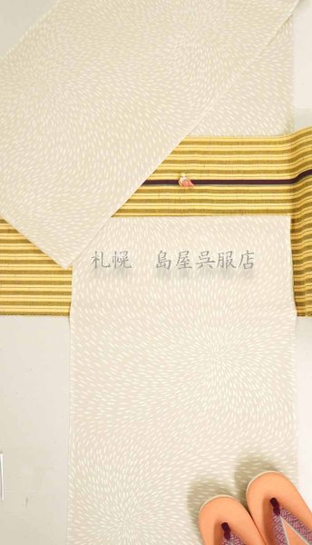 画像10: 女性用草履：ハナエモリデザイン・オレンジ系 (10)