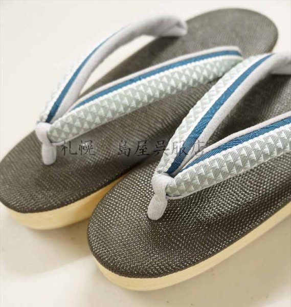 画像4: 女性用草履：カレンブロッソ・Ｓサイズ／鱗（うろこ）とライン (4)