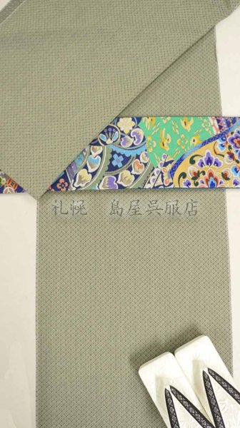 画像14: 女性用草履：カレンブロッソ・Ｍサイズ／博多織ラメ・銀 (14)