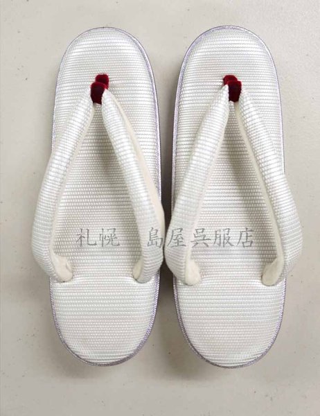 画像2: 女性用草履:セミフォーマルまでOK・しころ織にリング加工(M) (2)