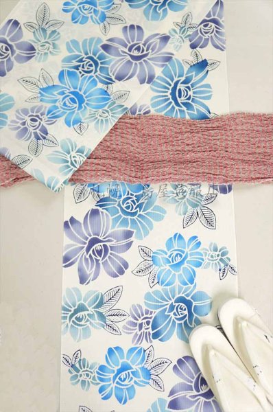 画像7: 三勝：椿（青） (7)