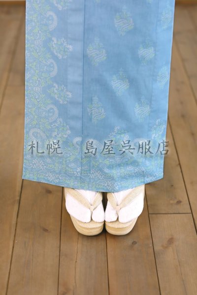 画像3: 59kimono　フレームサラサ（ブルー） (3)