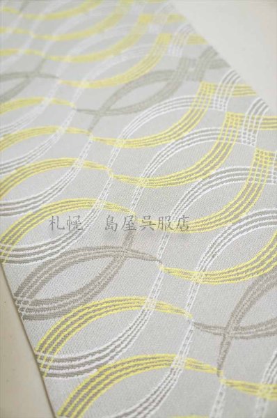 画像6: 59kimono半幅帯：リバーシブル　花のワルツ／四弦の調べ (6)