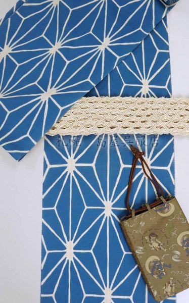 画像6: 【広幅】三勝:麻の葉つなぎ (6)