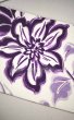 画像3: 半幅帯：麻帯　紫の花 (3)