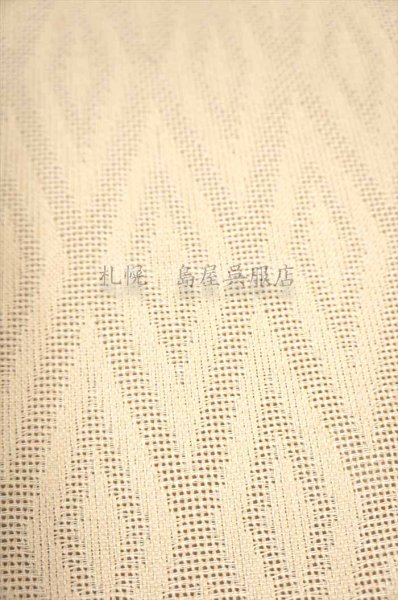 画像3: （夏）八寸名古屋帯：紋紗・菱文様 (3)