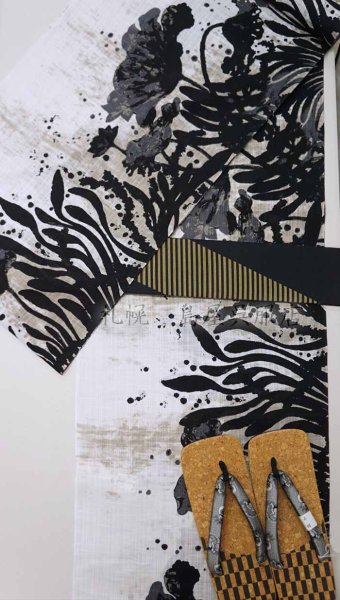 画像11: 男性用下駄：コルクにタイヤゴム！　風神雷神／ＬＬサイズ (11)