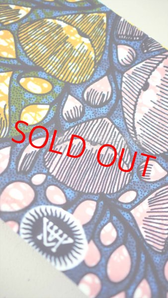 画像5: 半幅帯：リバーシブル　アフリカン（イエローフラワーバージョン） (5)