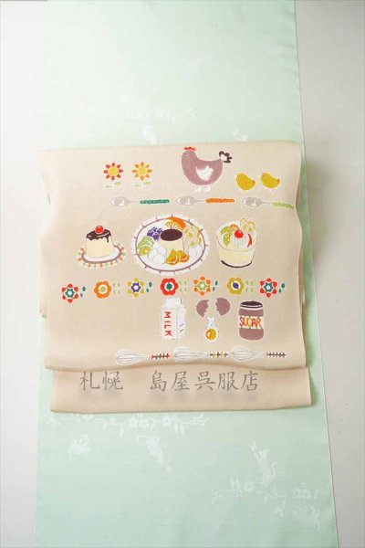 画像5: 紬：桐生織／影絵織・彩紬（ネコ） (5)