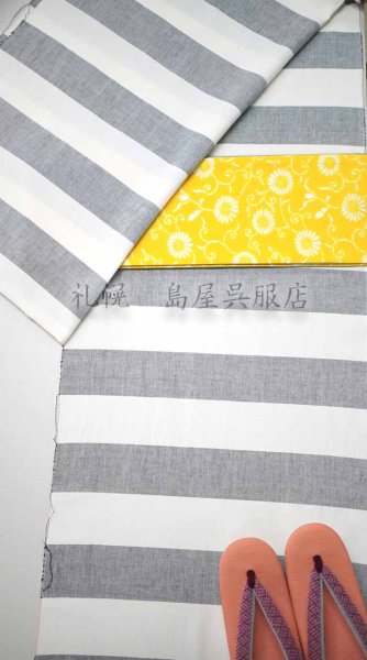 画像15: 女性用草履：ハナエモリデザイン・オレンジ系 (15)