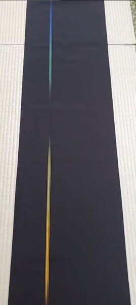 画像6: 紬：柿泥・グラデーションライン (6)