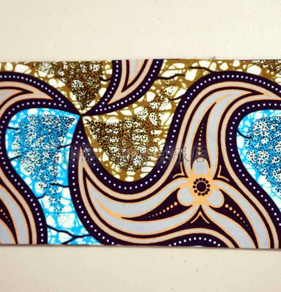 画像3: 半幅帯：リバーシブル　アフリカン（パープルリーフバージョン） (3)