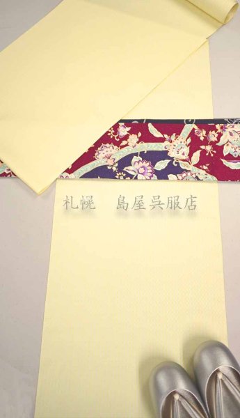 画像12: 半幅帯：岡重・更紗（グレープ） (12)