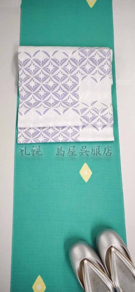 画像13: 九寸名古屋帯：こだわりのしゃれ物語　しゃれ「きりこ」 (13)