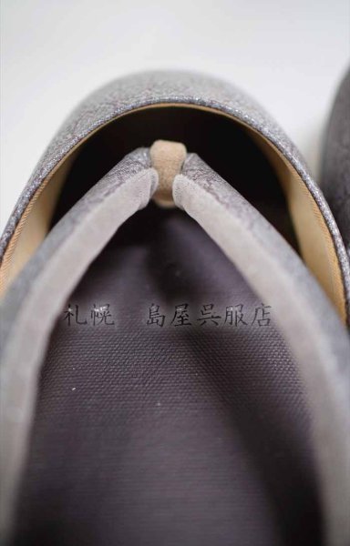 画像5: 【オーダー製作も承ります】女性用防寒草履：和小物さくら　さくら七宝（ローズグレー） (5)
