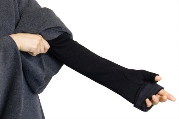 肘までの長さ(ブラック)