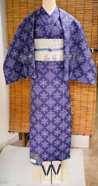 画像14: 59kimono半幅帯：リバーシブル　花のワルツ／四弦の調べ (14)