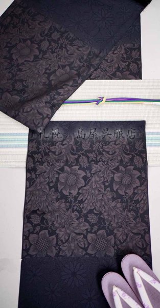 画像13: 女性用草履：カレンブロッソ・Mサイズ／花刺しゅう (13)