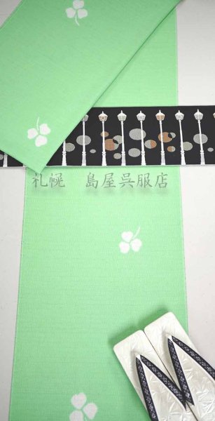 画像12: 女性用草履：カレンブロッソ・Ｍサイズ／博多織ラメ・銀 (12)