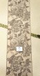 画像2: 【Ｓ様専用品】竺仙：牡丹（松煙染小紋・グレー） (2)